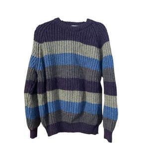 Vintage Gaeltarra Handloomed Knit Wool Sweater Made in Ireland